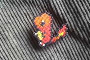 Handmade Charmander Pokemon Badge