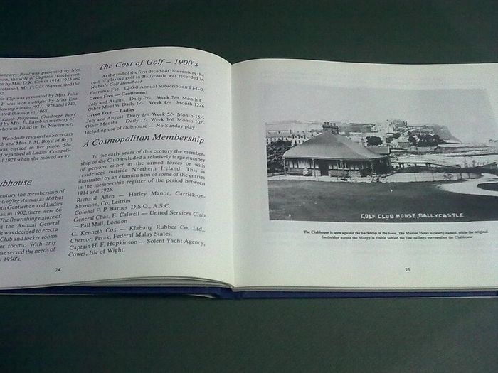 Ballycastle Golf Club 1890-1990 N. Ireland Co. Antrim local history