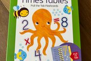 Unused - Times Tables - Pull The Tab Flashcards - Ages 5+ (Little Genius)