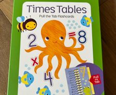 Unused - Times Tables - Pull The Tab Flashcards - Ages 5+ (Little Genius)