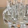 Mid Century Georgshutte Tea Warmer, Ice Glass Pot Stand Image 2