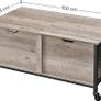 New Industrial Greige Coffee Table - FREE P&P Image 6