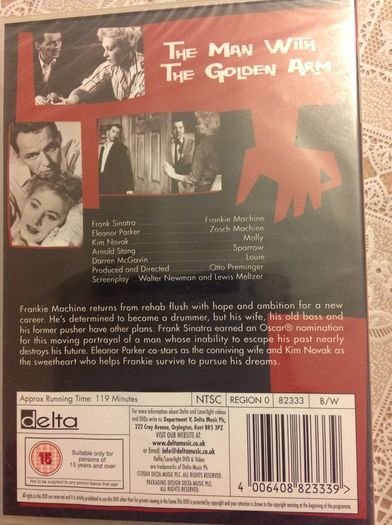 The Man with the Golden Arm.   DVD film.