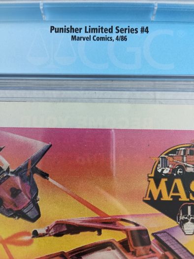 The Punisher Limited Series Issue 4 CBCS / CGC 9.6 Certified Graded Comic Framed  DC Marvel