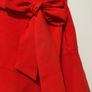 Zara Red Tie-Front Ruffle Skort. Bow tie at the waist. Size M- UK 10, New Image 5