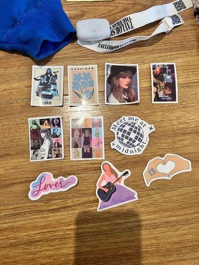 Hoodie (size XS/S) Taylor Swift + VIP badge