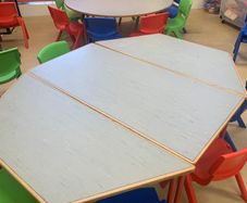 Childrens Hexagonal Preschool Table