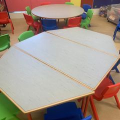 Childrens Hexagonal Preschool Table