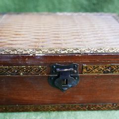 Vintage  Wooden Trinket, Jewellery box, Cigarette box