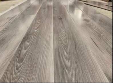 New 12mm High Gloss Grey Flooring Laminated