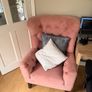 Pink arm chair Image 2