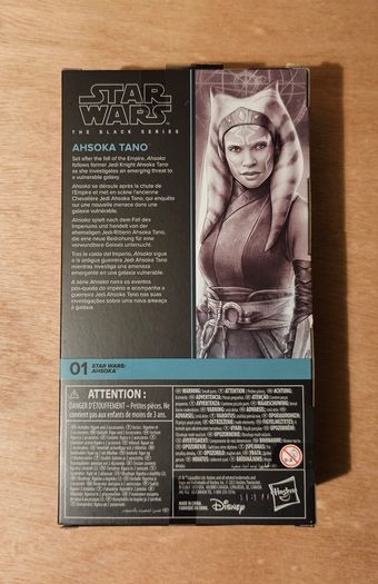 Star Wars Ahsoka Tano 6" Scale Black Series New & Unopened