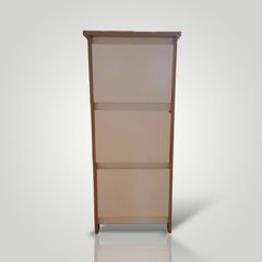 Sleek Wooden 3 Drawer Bathroom Shelf 29H x 14W x 12D