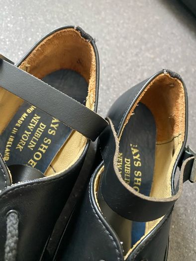 Fay's Shoes Ultra Flexi Irish Dancing Shoe with Black Suede Sole Dublin Hand Made in Ireland