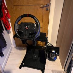 (new)gaming Steering Wheel (bracket Not Included)