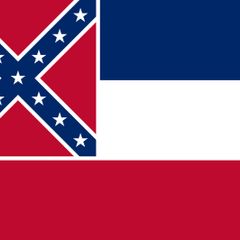 Large Mississippi flag pre 2018