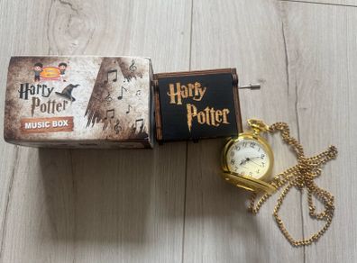 Harry potter music box & pocket watch