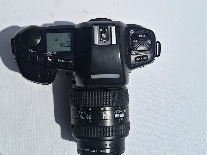 Nikon F90 camera  and lens