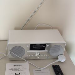 Goodmans White All-in-One Hi-Fi System