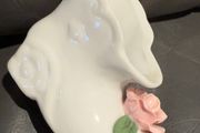 Vintage Victorian porcelain ladies' shoe ornament