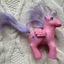 Vintage Hasbro My Little Pony G1 1985 Northstar North Star Pegasus BB16C Dirty Used Please look at the pictures Image 2