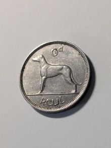 Silver Sixpence 1928