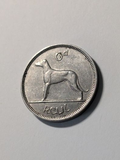Silver Sixpence 1928