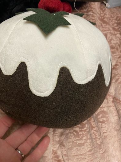 Christmas Pudding Door Stop