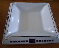 large Silk Cut porcelain ashtray