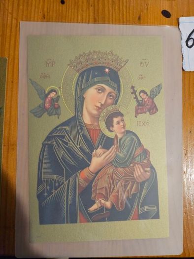 Devotional cards of Our Lady of Perpetual Help (also known as Our Lady of Perpetual Succour) x 110 in total.