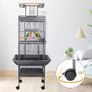 63-Inch Wrought Iron Bird Cage with Rolling Stand :AVAILABLE FOR PICK UP Image 4