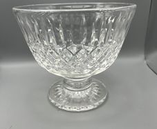 Stuart Crystal Shaftesbury Pedestal Bowl Cut Glass Footed Fruit Dish