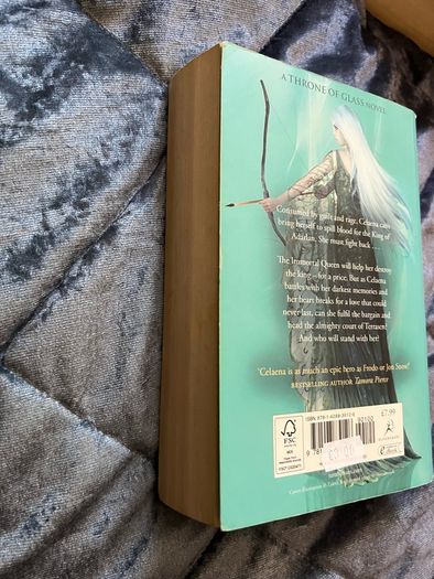 Sarah J Maas Heir of Fire Original Cover Book Throne of Glass Series
