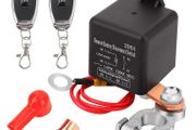 Car Van Truck Camper Automotive Relay Remote Control Battery Disconnect Anti-Theft with Dual Remote Control Switch Battery Switch Relay 12V