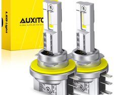 AUXITO 2pcs H15 LED Headlight Bulbs CANBUS 6500K White 30000LM Car LED High Beam DRL Driving Lamp With Cooling Fan Error Free