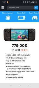 Steam Deck OLED 512gb