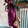 New bespoke XL 80cm wild berry, dense foliage and acorn pre lit wreath Image 9