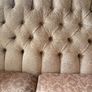Vintage Style High Back Buttoned 2 Seater Sofa Image 3