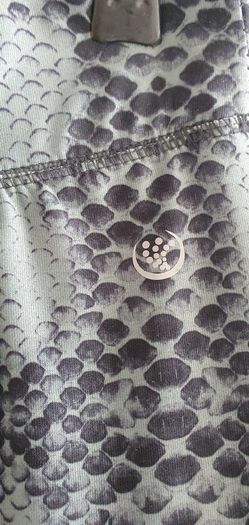 DUNNES Performance python print leggings Sz M (Fit 10-12UK)