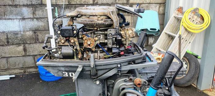Mariner 30hp 2 stroke short shaft breaking