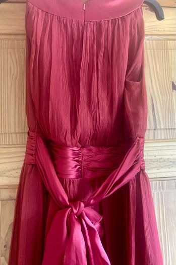 Crimson red dress