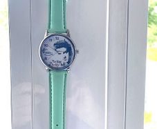 Elvis Wrist watch, Green Strap
