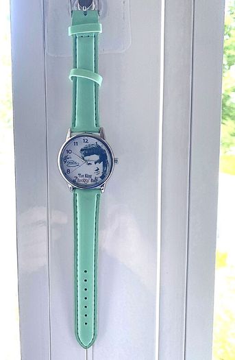 Elvis Wrist watch, Green Strap