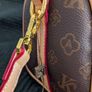 Monica Kiki Brand New Monogram Handbag with Shoulder Strap Image 5
