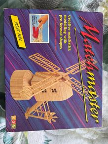 Matchstick post mill kit