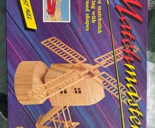 Matchstick post mill kit