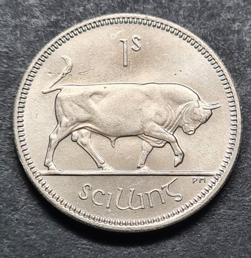 Ireland Excellent 1964 shilling Unc coin