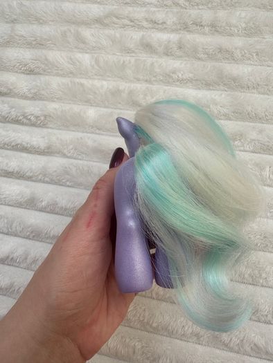 2002 My Little Pony G3 Razzaroo Hasbro MLP Purple Birthday Present Damaged approx. 11 cm.  Used Please see photos