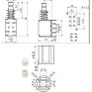 PS-22F03 Right Angle PCB Latching Push Button Switch with cap Image 2
