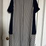 Nissa navy and white striped dress with gold buttons UK10 Image 8